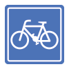 pictogramme panneau piste cyclable